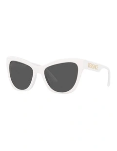 VE4417U White Sunglasses