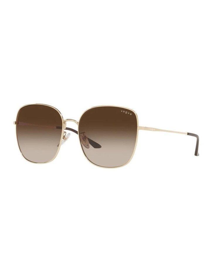 Vogue VO4237SD 58mm Gold Sunglasses image 1
