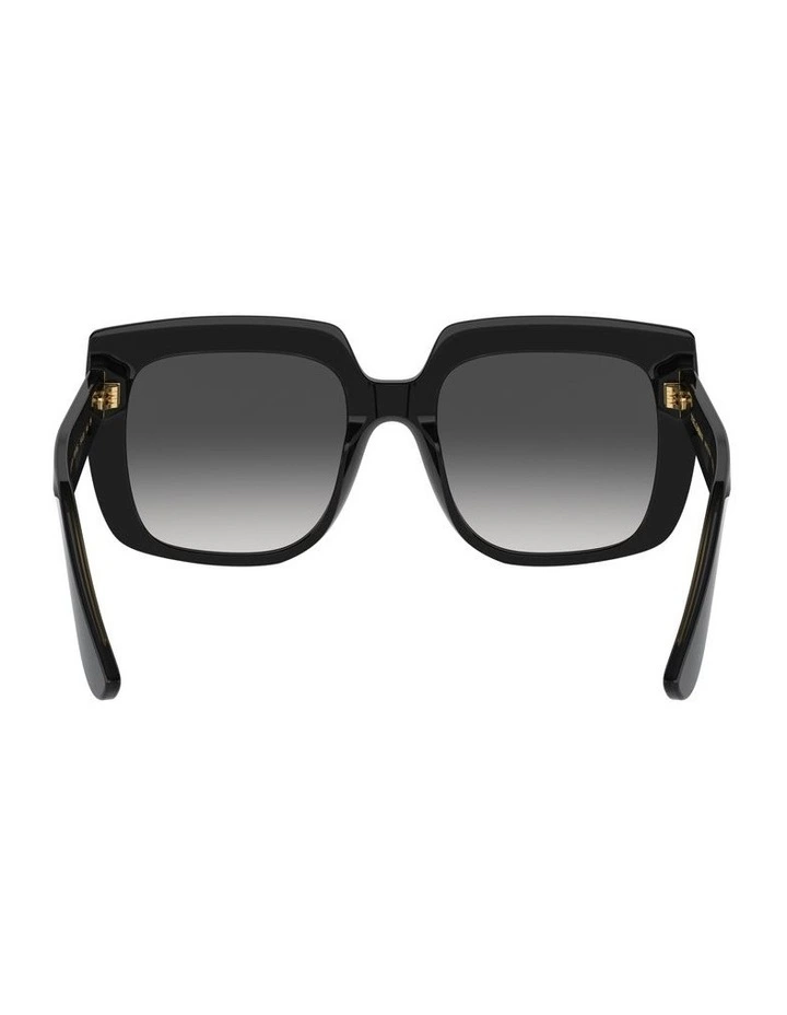 0DG4414F Sunglasses in Black On Transparent image 7