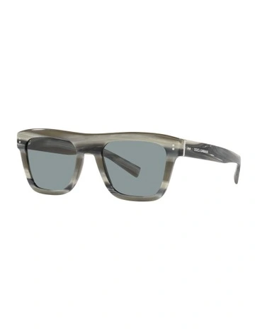 0DG4420F Sunglasses in Grey Horn