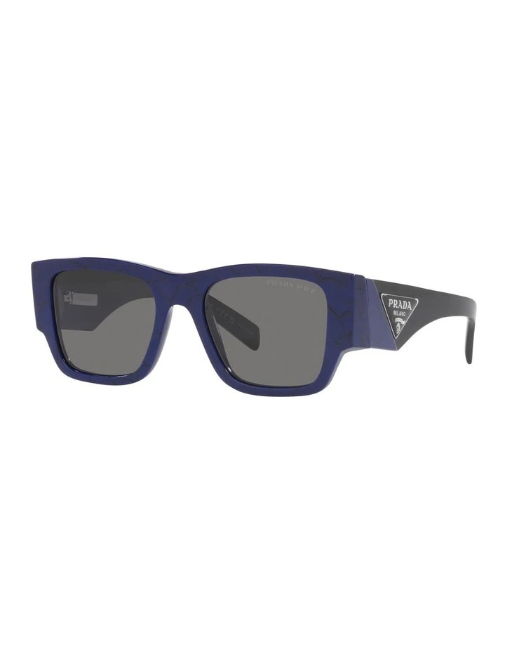 0PR 10ZS Polarised Sunglasses in Baltic Marble image 1