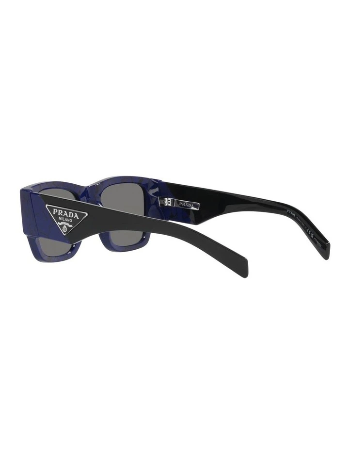 0PR 10ZS Polarised Sunglasses in Baltic Marble image 5