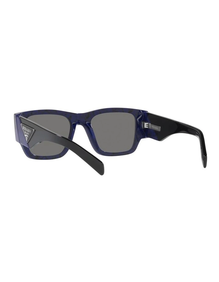0PR 10ZS Polarised Sunglasses in Baltic Marble image 6