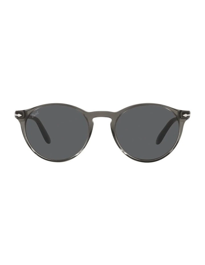 0PO3092SM Sunglasses In Dark Transparent Grey image 2