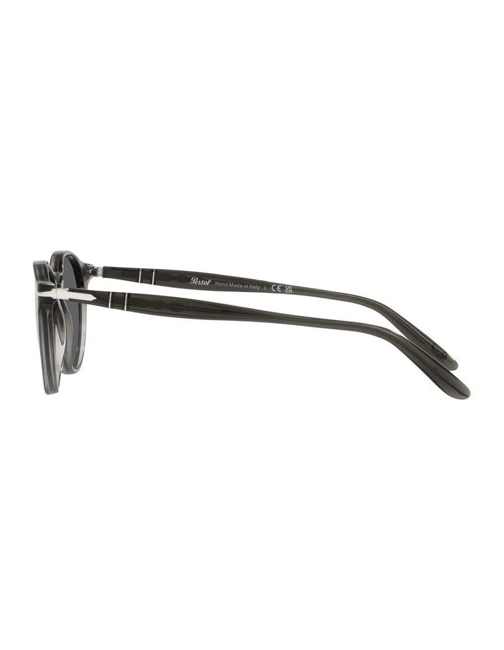 0PO3092SM Sunglasses In Dark Transparent Grey image 4