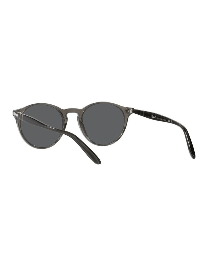 0PO3092SM Sunglasses In Dark Transparent Grey image 6