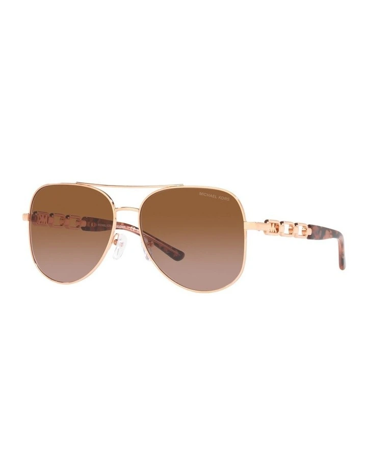 Chianti Sunglasses in Rose Gold image 1