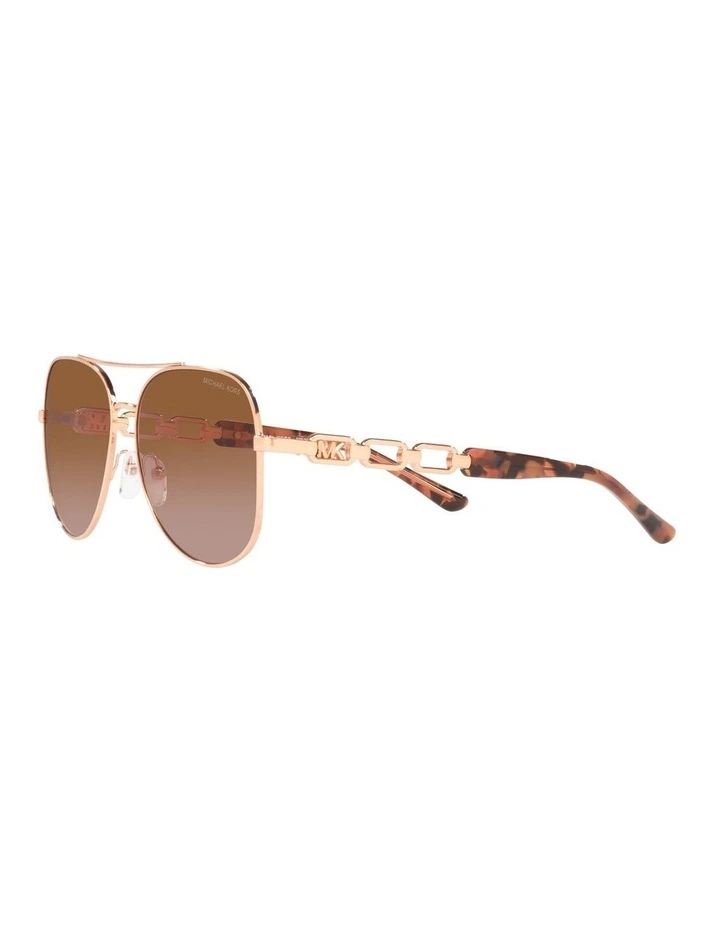 Chianti Sunglasses in Rose Gold image 3