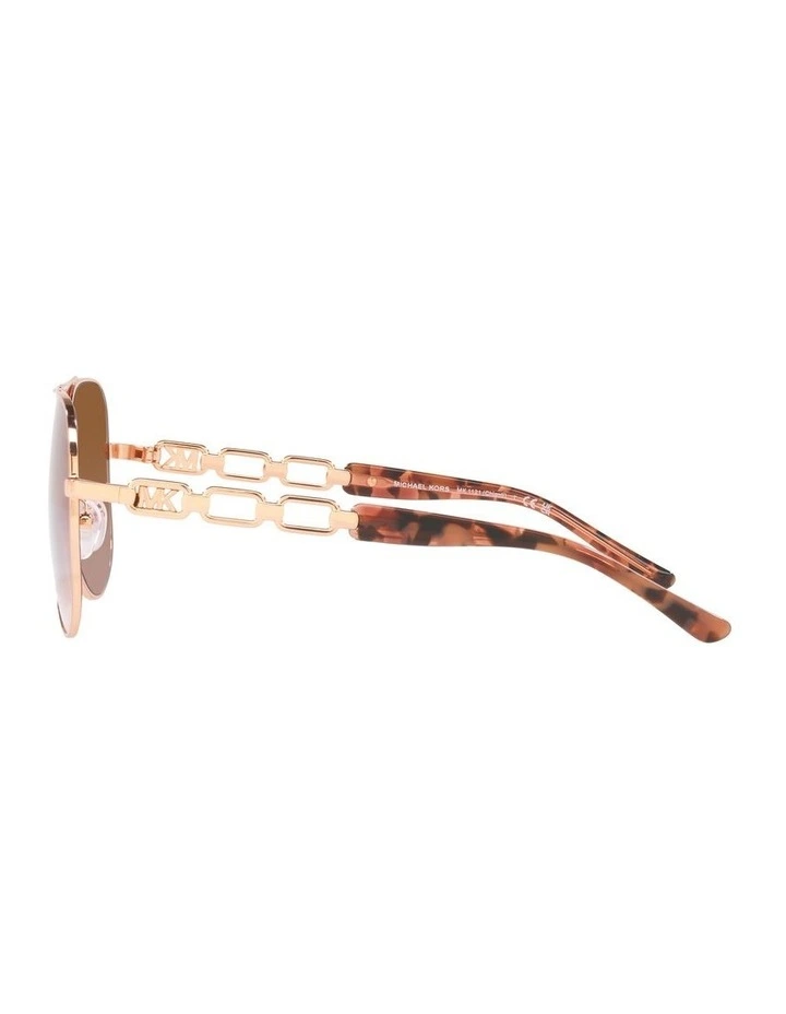 Chianti Sunglasses in Rose Gold image 4