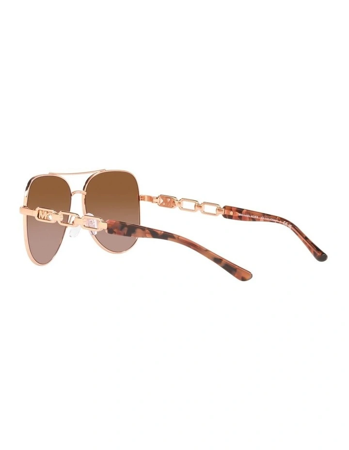 Chianti Sunglasses in Rose Gold image 5