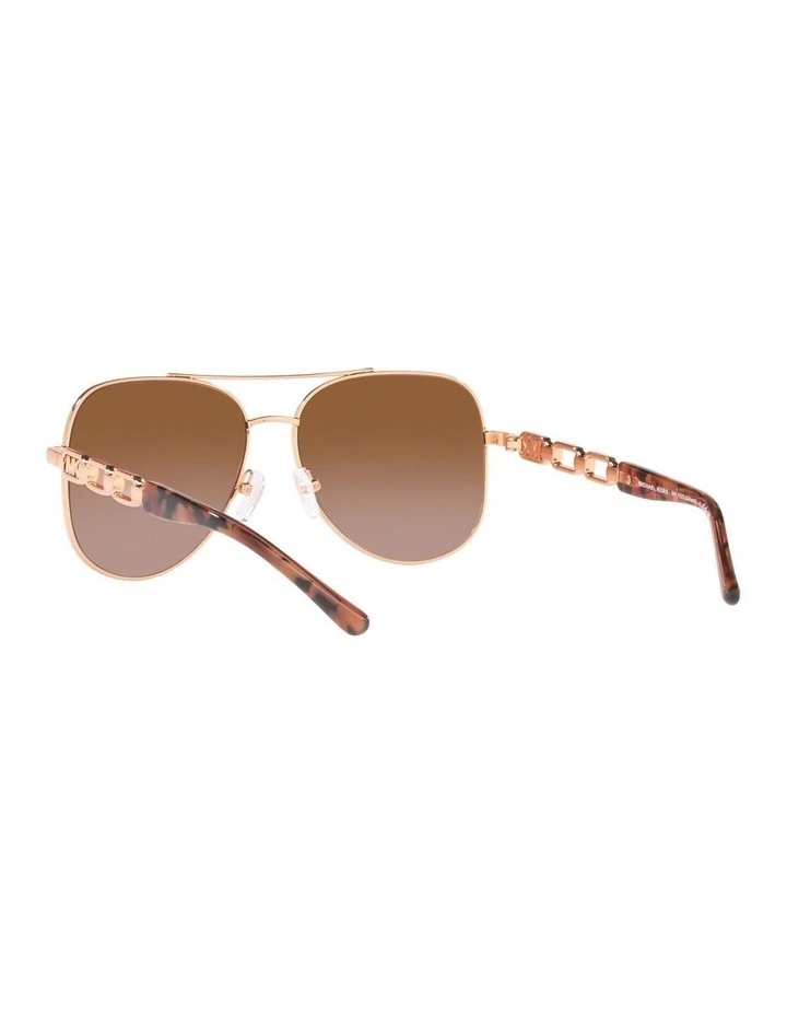 Chianti Sunglasses in Rose Gold image 6
