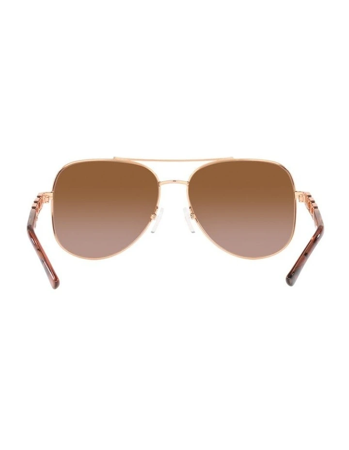 Chianti Sunglasses in Rose Gold image 7