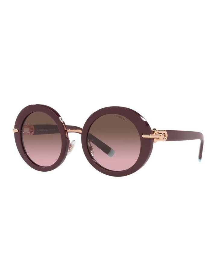 Tiffany & Co. 0TF4201 Sunglasses In Solid Burgundy | MYER display picture 3