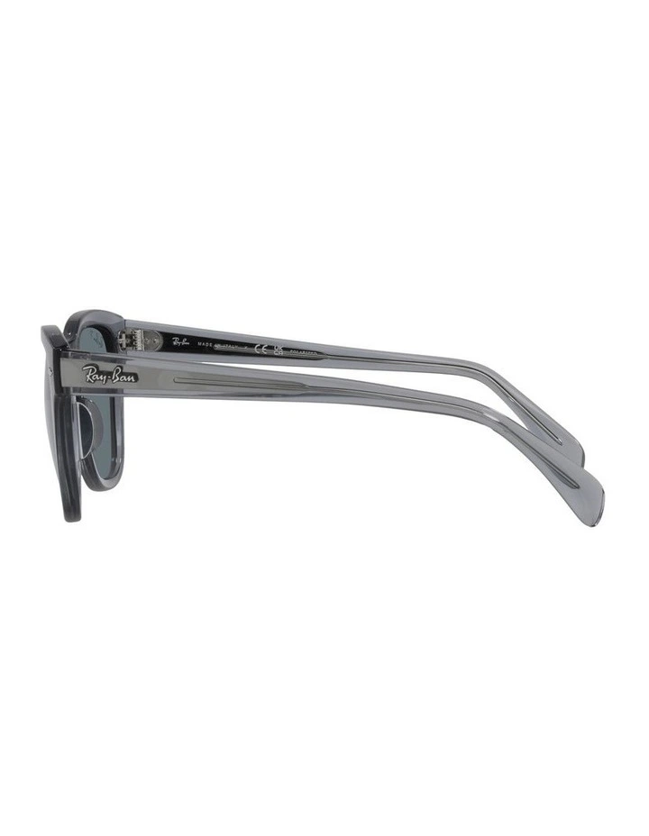0RB0707S Polarised Sunglasses in Transparent Grey image 4