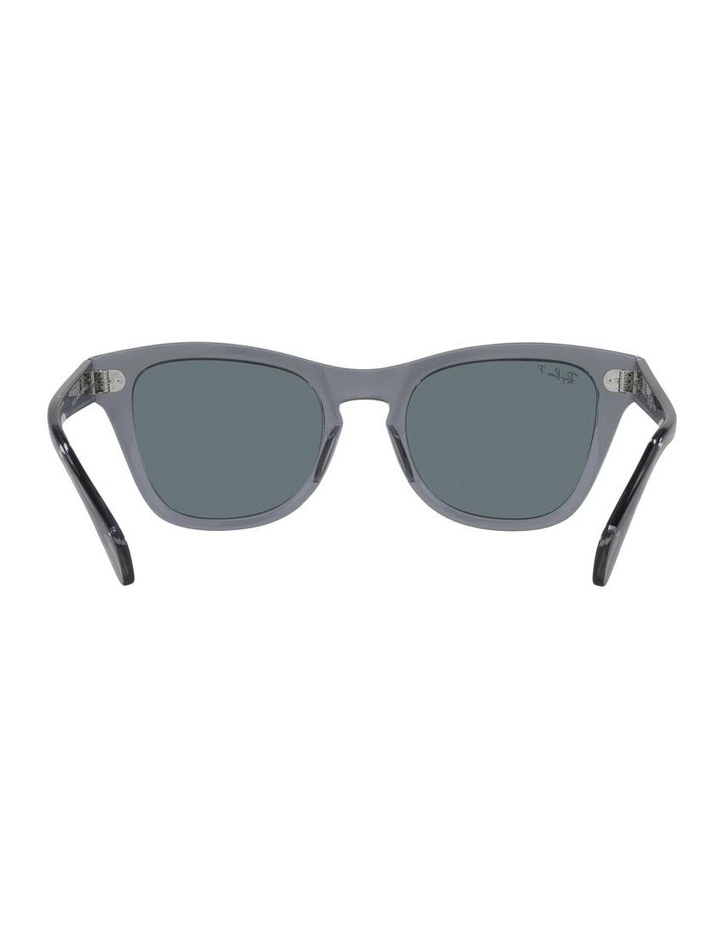 0RB0707S Polarised Sunglasses in Transparent Grey image 7