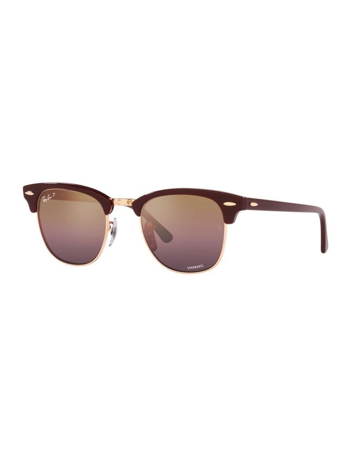 CLUBMASTER Polarised Sunglasses In Bordeaux image 1