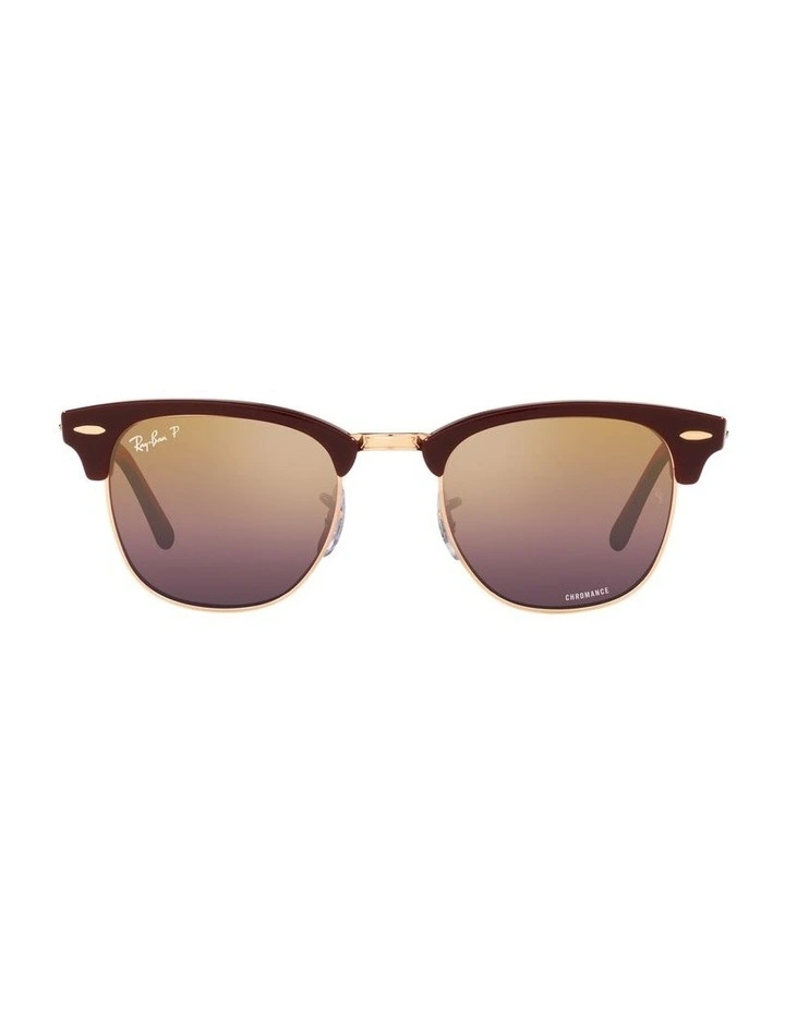 CLUBMASTER Polarised Sunglasses In Bordeaux image 2