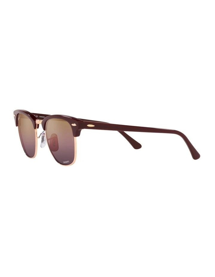 CLUBMASTER Polarised Sunglasses In Bordeaux image 3