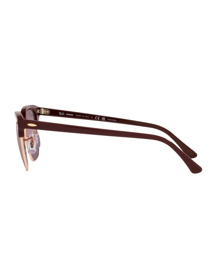 CLUBMASTER Polarised Sunglasses In Bordeaux image 4