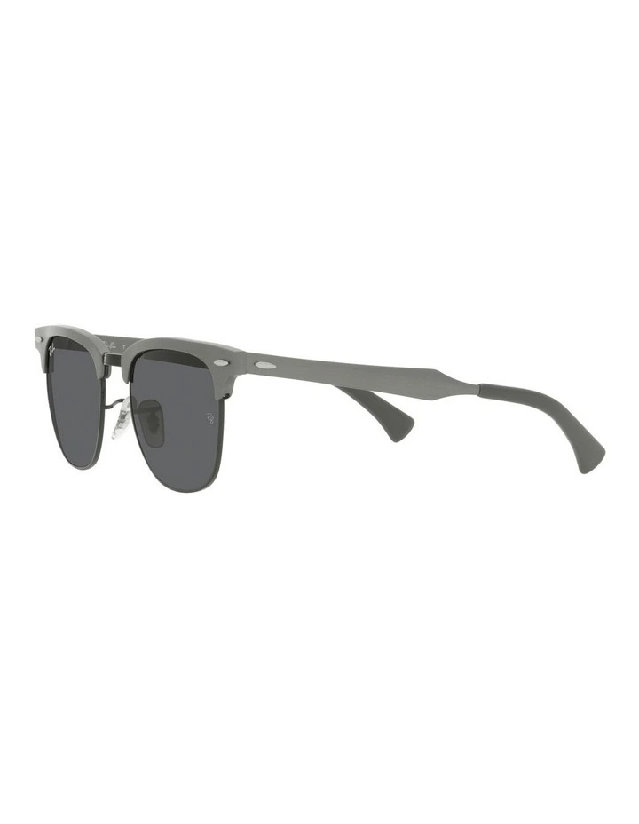 CLUBMASTER ALUMINUM Sunglasses In Brushed Grafite image 3