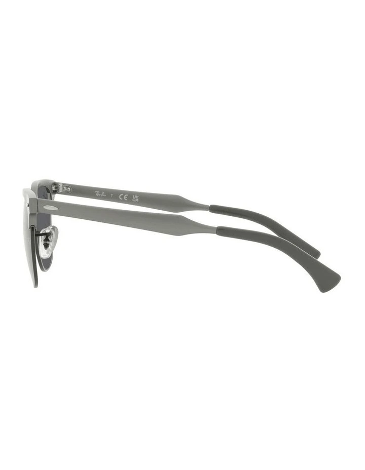CLUBMASTER ALUMINUM Sunglasses In Brushed Grafite image 4