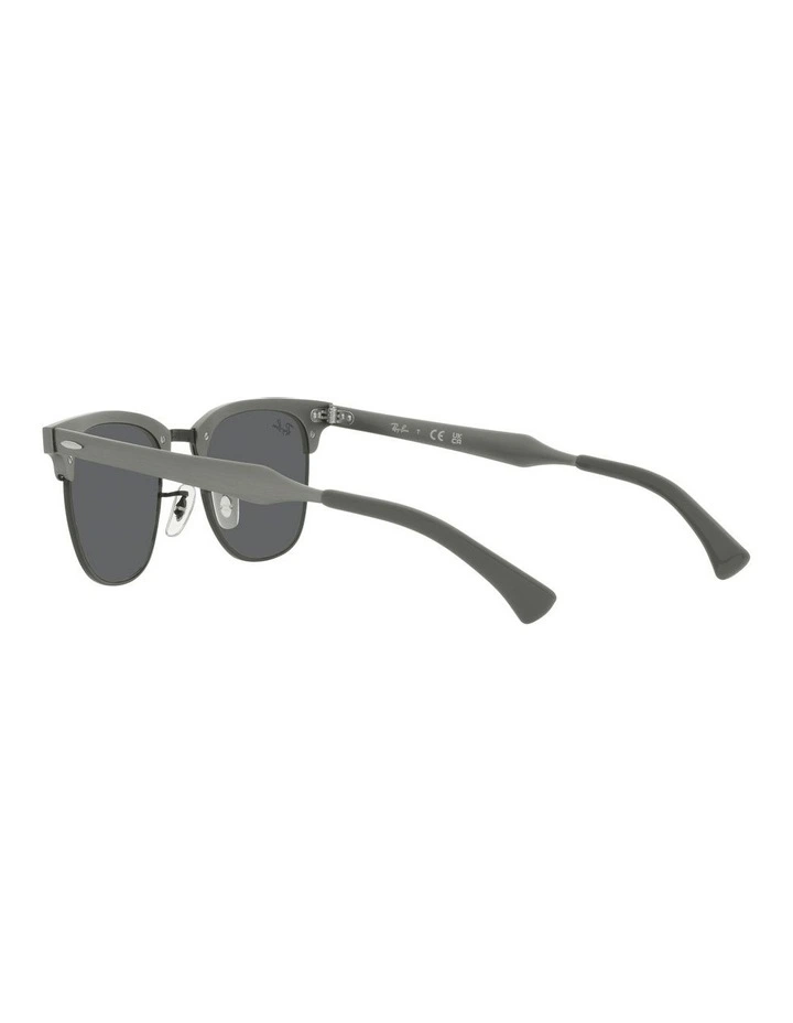 CLUBMASTER ALUMINUM Sunglasses In Brushed Grafite image 5