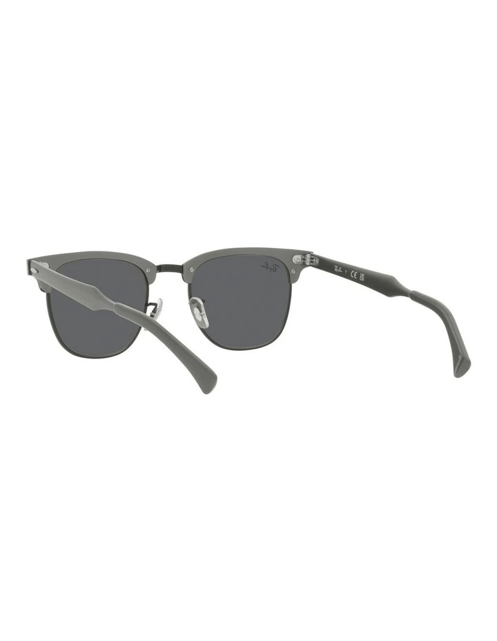 CLUBMASTER ALUMINUM Sunglasses In Brushed Grafite image 6