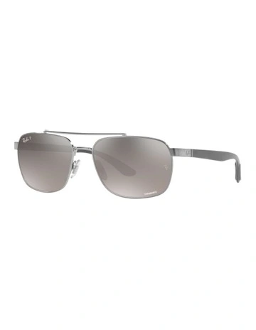 0RB3701 Polarised Sunglasses in Gunmetal