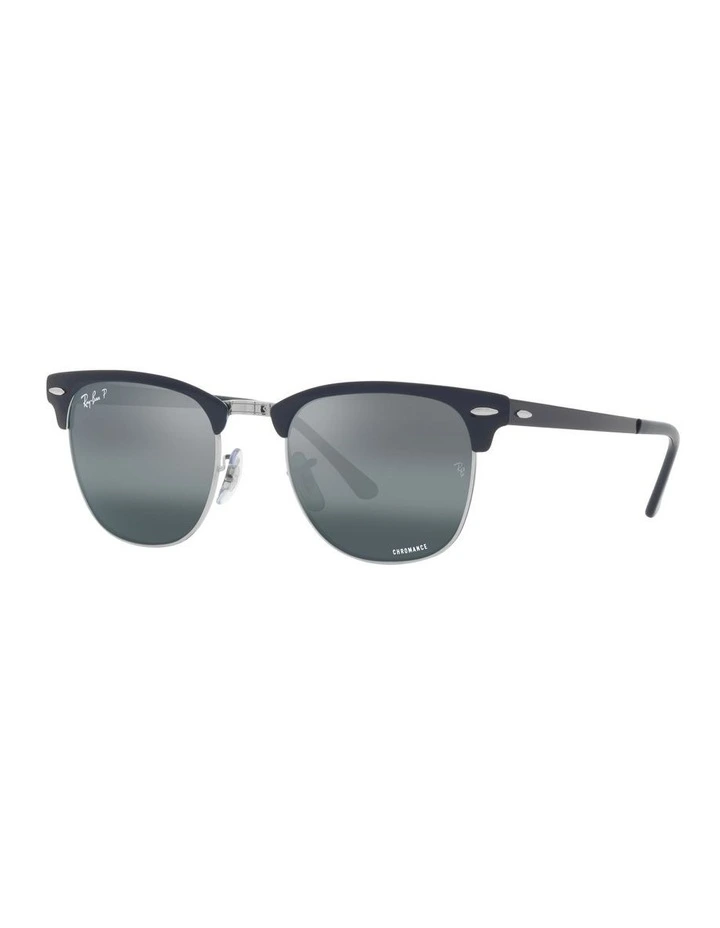 CLUBMASTER METAL Polarised Sunglasses In Blue image 1