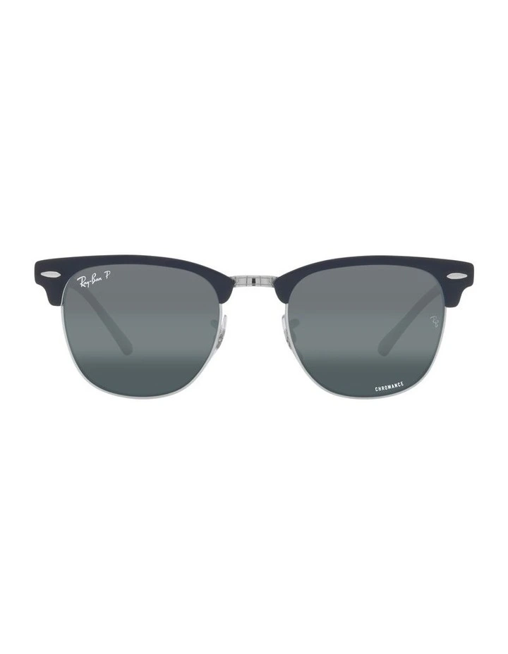CLUBMASTER METAL Polarised Sunglasses In Blue image 2