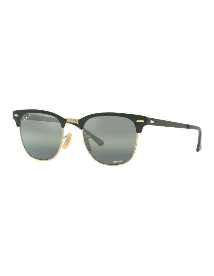 CLUBMASTER METAL Polarised Sunglasses In Black image 1