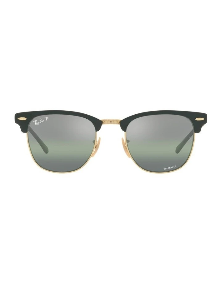 CLUBMASTER METAL Polarised Sunglasses In Black image 2