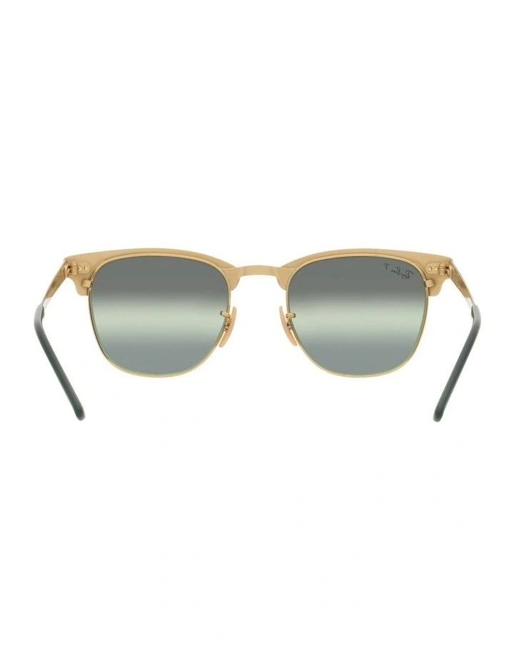 CLUBMASTER METAL Polarised Sunglasses In Black image 7