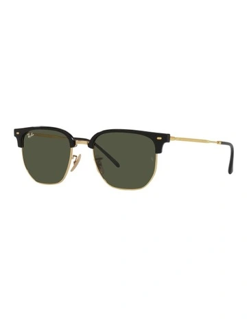 New Clubmaster Sunglasses in Black On Arista
