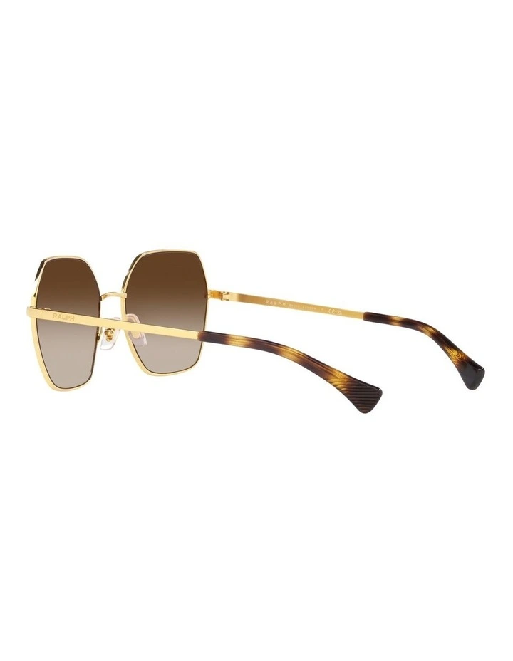 0RA4138 Sunglasses in Shiny Gold image 5