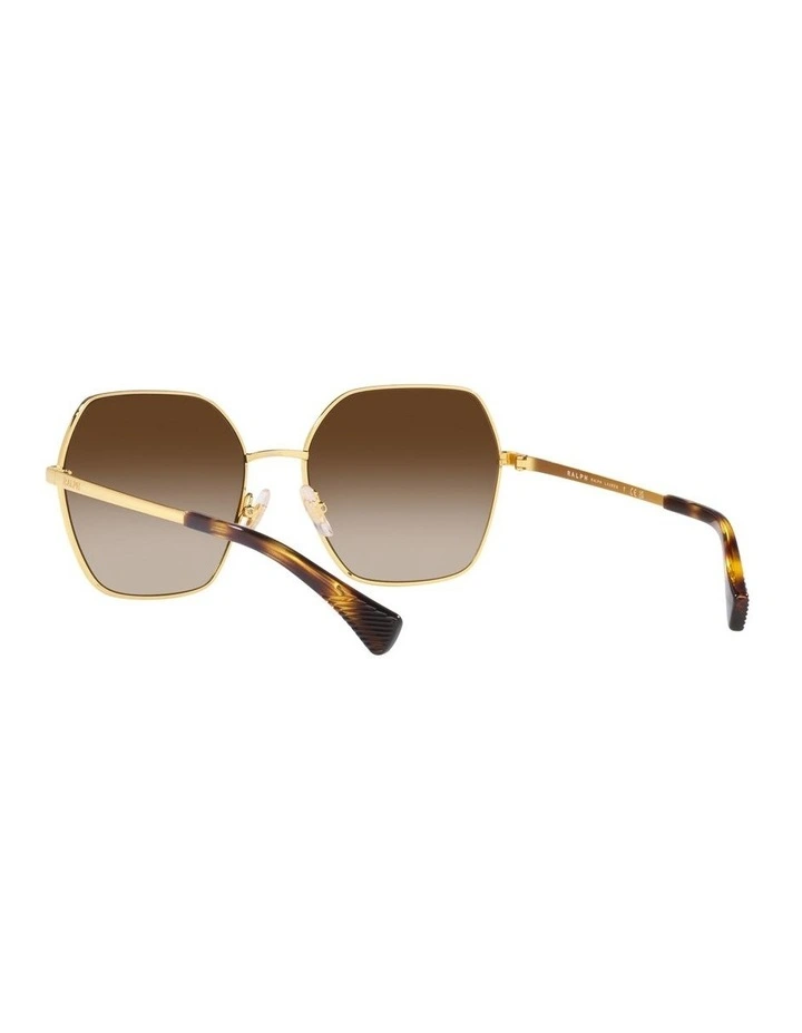 0RA4138 Sunglasses in Shiny Gold image 6