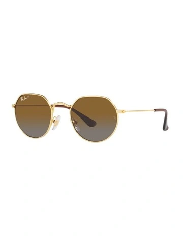 Jack Polarised Kids Sunglasses in Gold