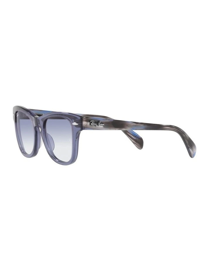 0Rj9707S Kids Sunglasses in Transparent Blue image 3