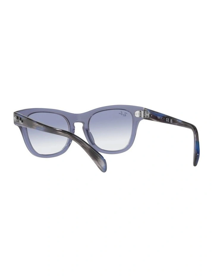 0Rj9707S Kids Sunglasses in Transparent Blue image 6