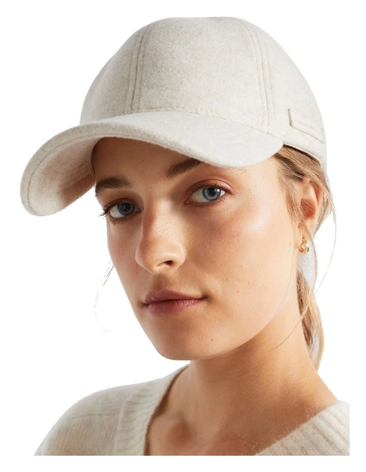 Felt Cap in Vanilla image 2