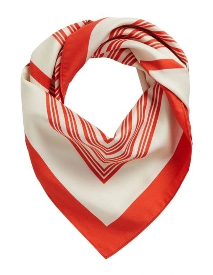 Silk Print Square Scarf image 1