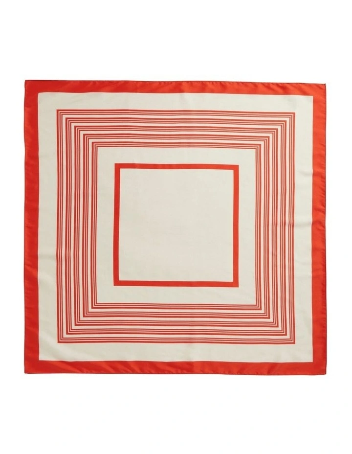 Silk Print Square Scarf image 3