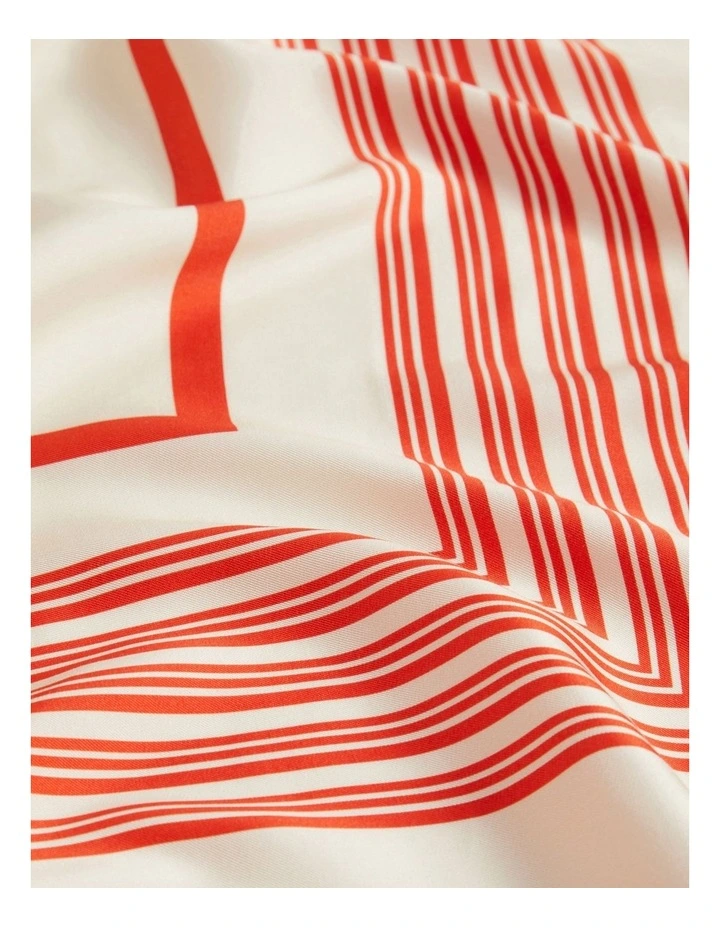 Silk Print Square Scarf image 4