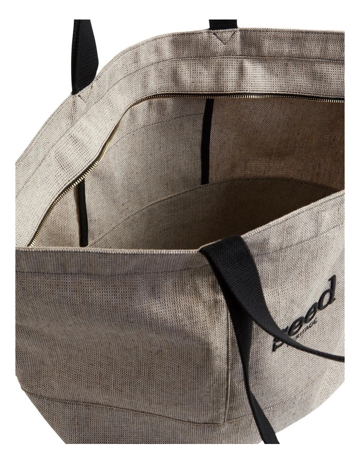 Seed Overnight Bag In Black Natural image 5