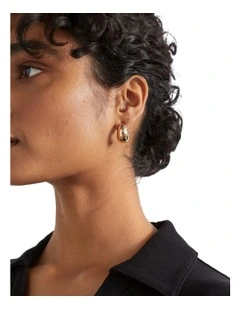 Curved Earring in Gold