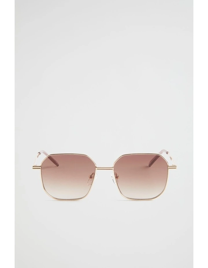 Bridget Metal Sunglasses in Gold image 1