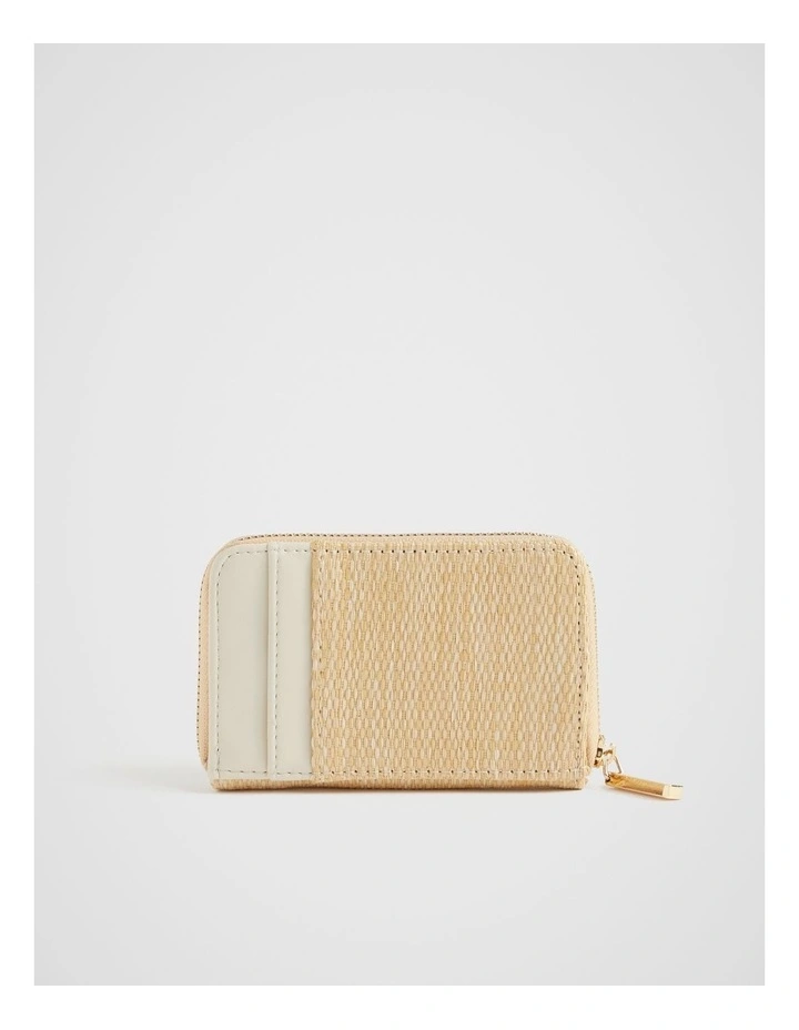 Initial I Coin Purse in Oatmeal image 3