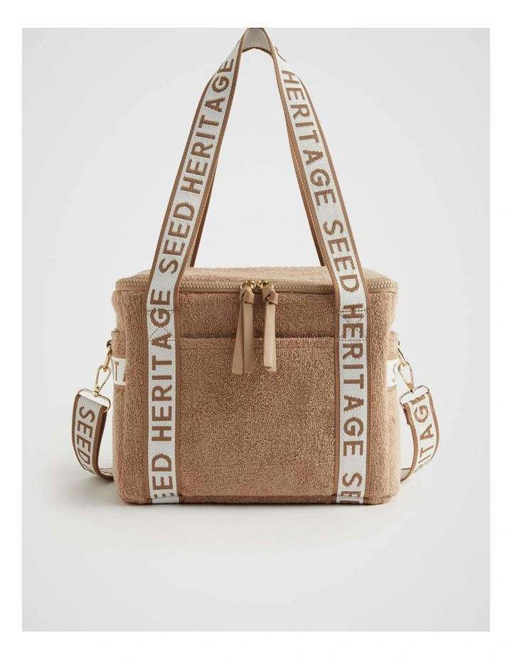 Logo Cooler Bag in Barley image 1