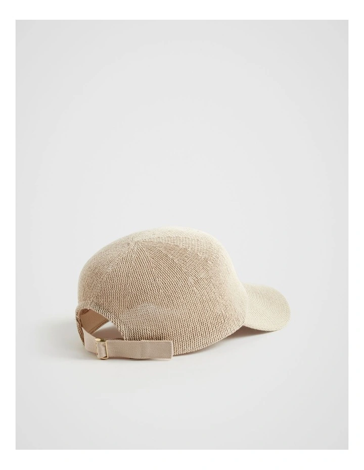Textured Cap in Soft Wheat image 3