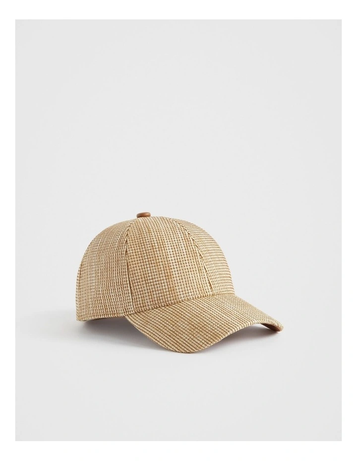 Textured Cap Seed Heritage Textured Fabric Cap in Tan Natural | MYER